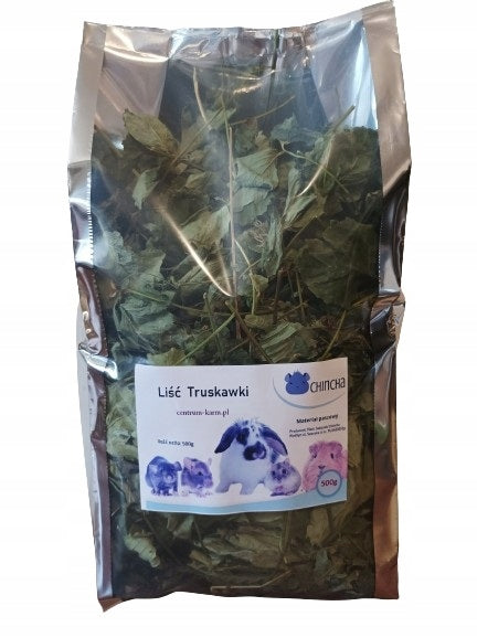 Leaf Strawberries Whole Dried Green Treat For Rabbits Rodents 500g