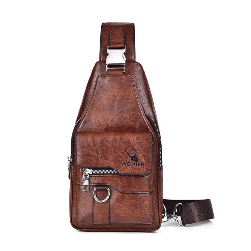 Leather Backpack Black Elegant One Shoulder – Premium Quality, Luxury Brand no brand
