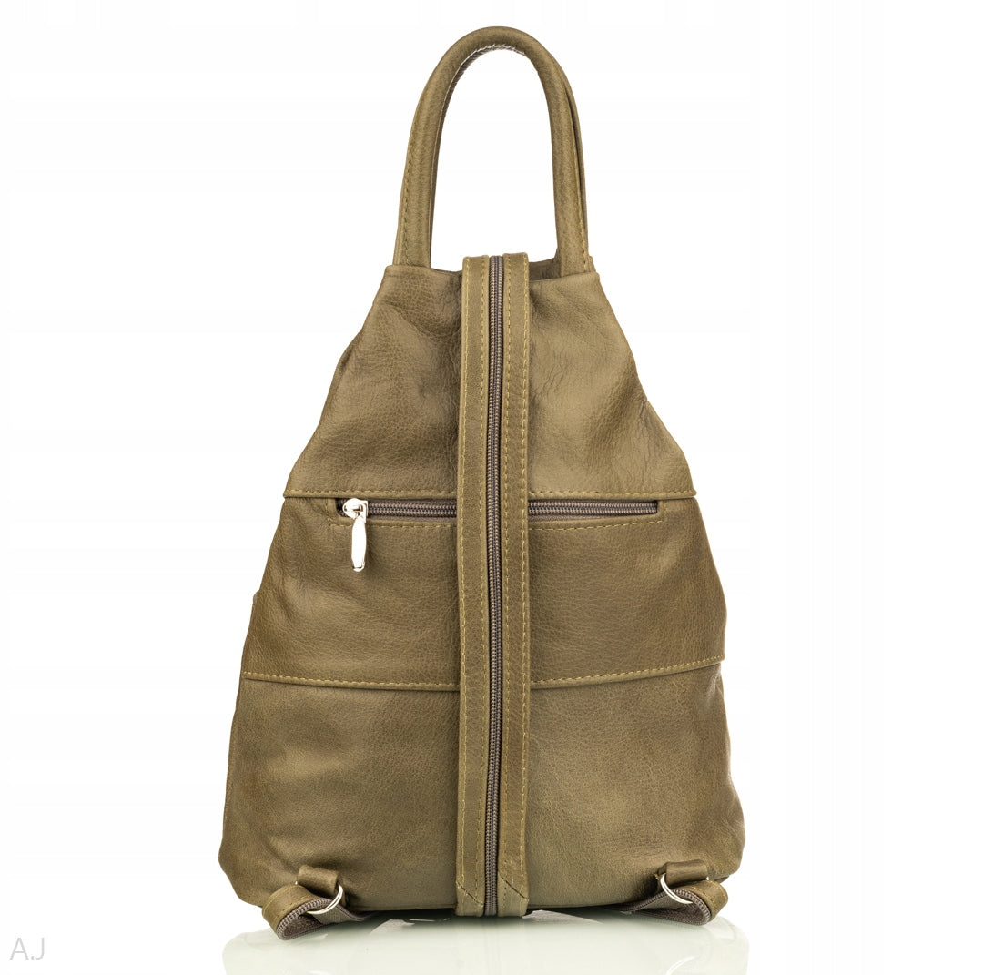 Leather Bag Backpack Women's Leather Product PL EAN (GTIN) 5906068544966