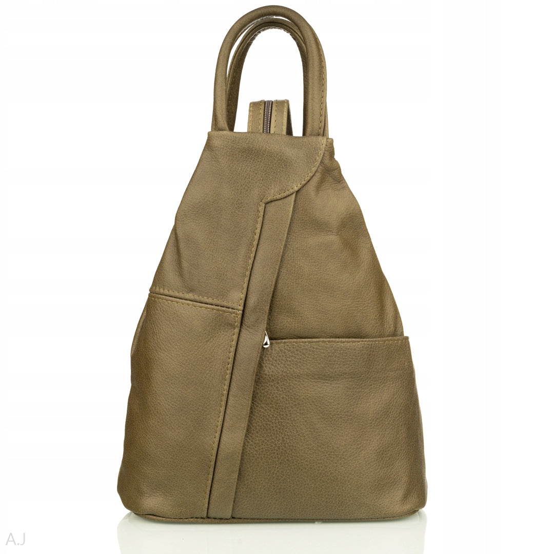 Leather Bag Backpack Women's Leather Product PL