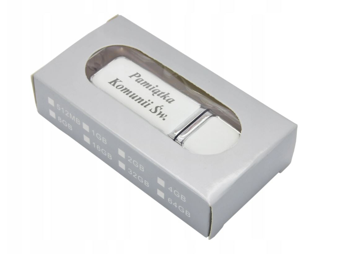 Leather Flash Drive 4 GB + Box + Engraving