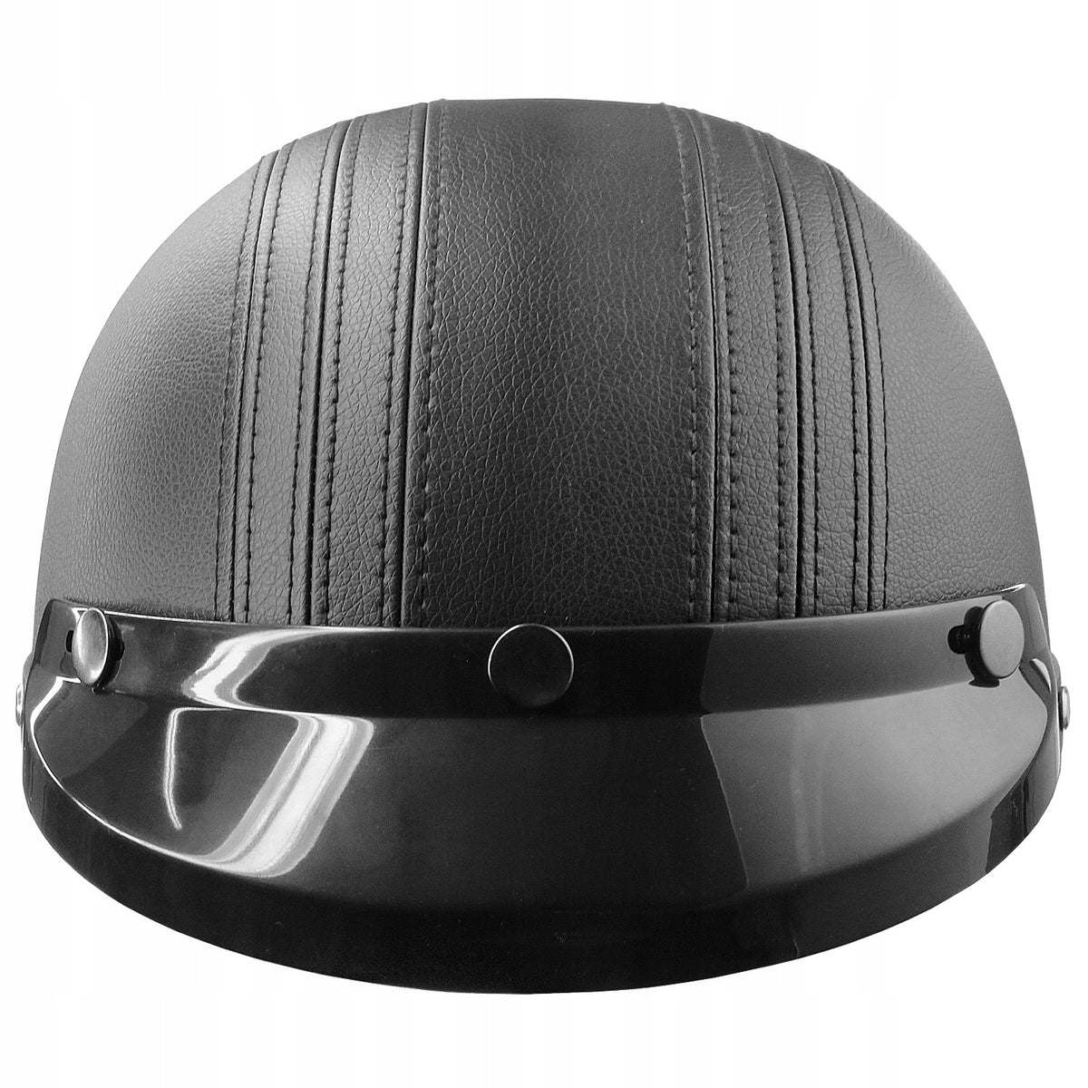 Leather Helmet Motorcycle Helmet Peanut Veteran Retro Classic Chopper XL Packaging status original