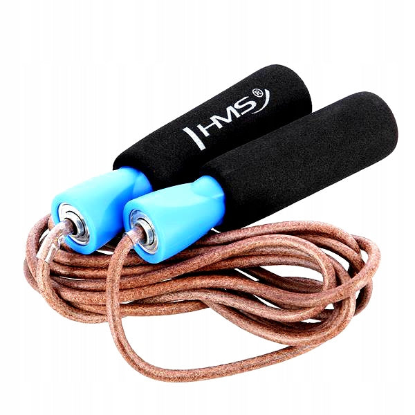 Leather Jump Rope HMS For Exercise Fitness Training Durable Model SK17