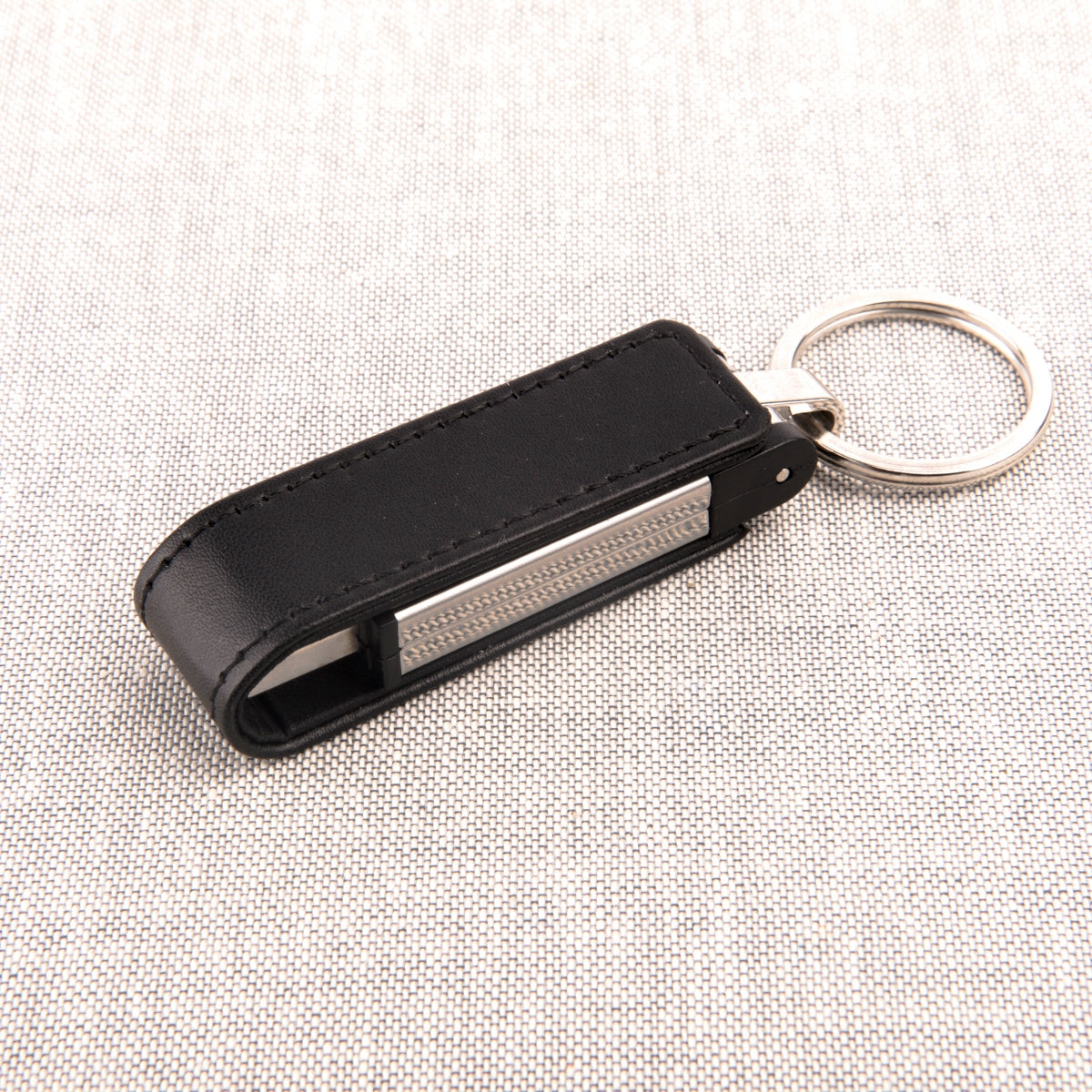 Leather Pendrive Keychain Black 32 GB usb 3.0 data Brand MemoRabbit