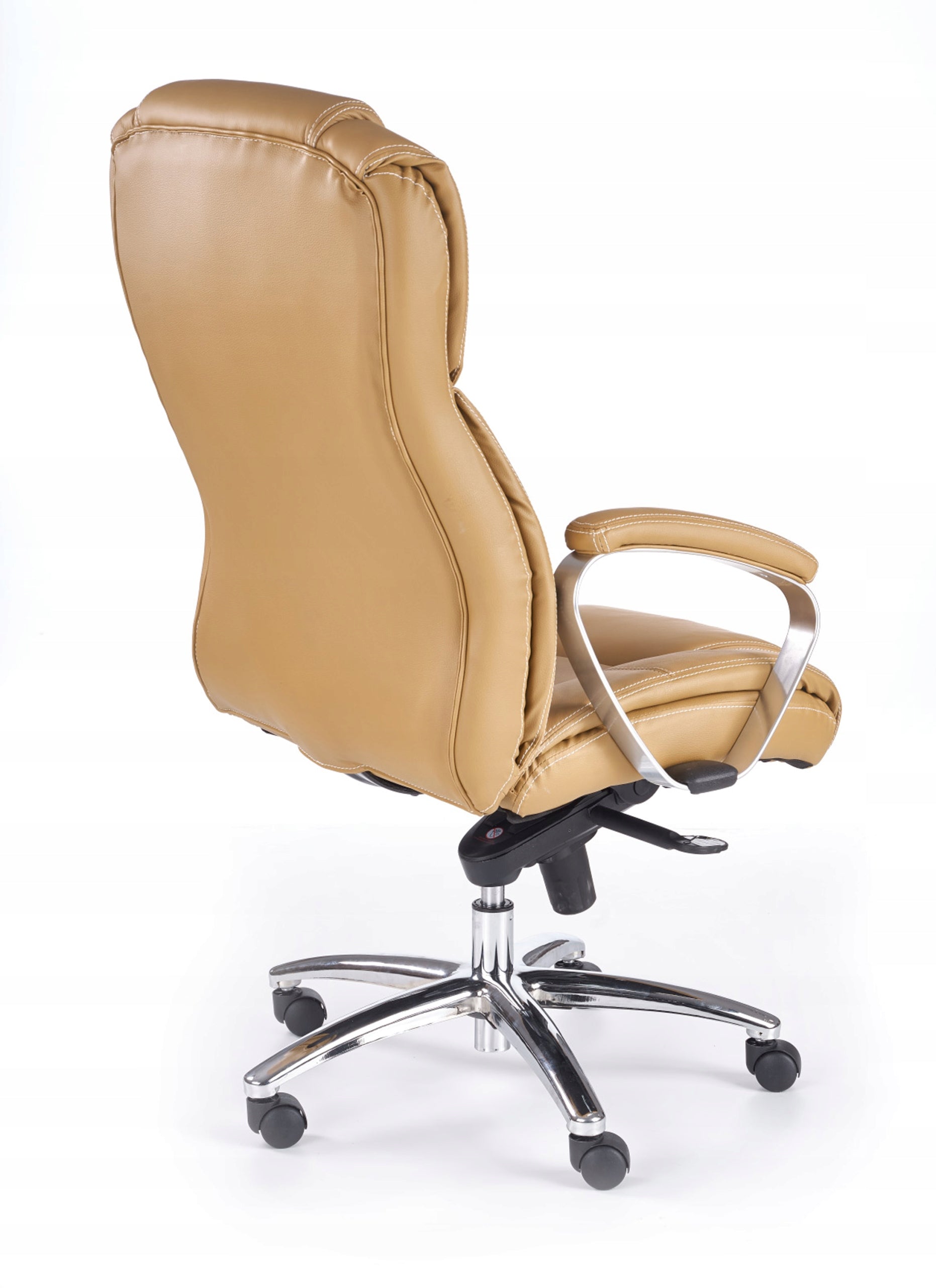 Leather chair FOSTER beige office swivel wygo Upholstery color brown