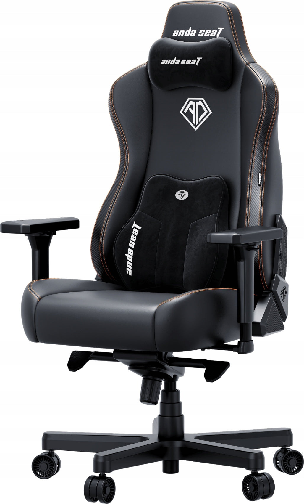 Leather gaming chair Anda Seat Kaiser 3E XL Black PVC Brand Anda Seat