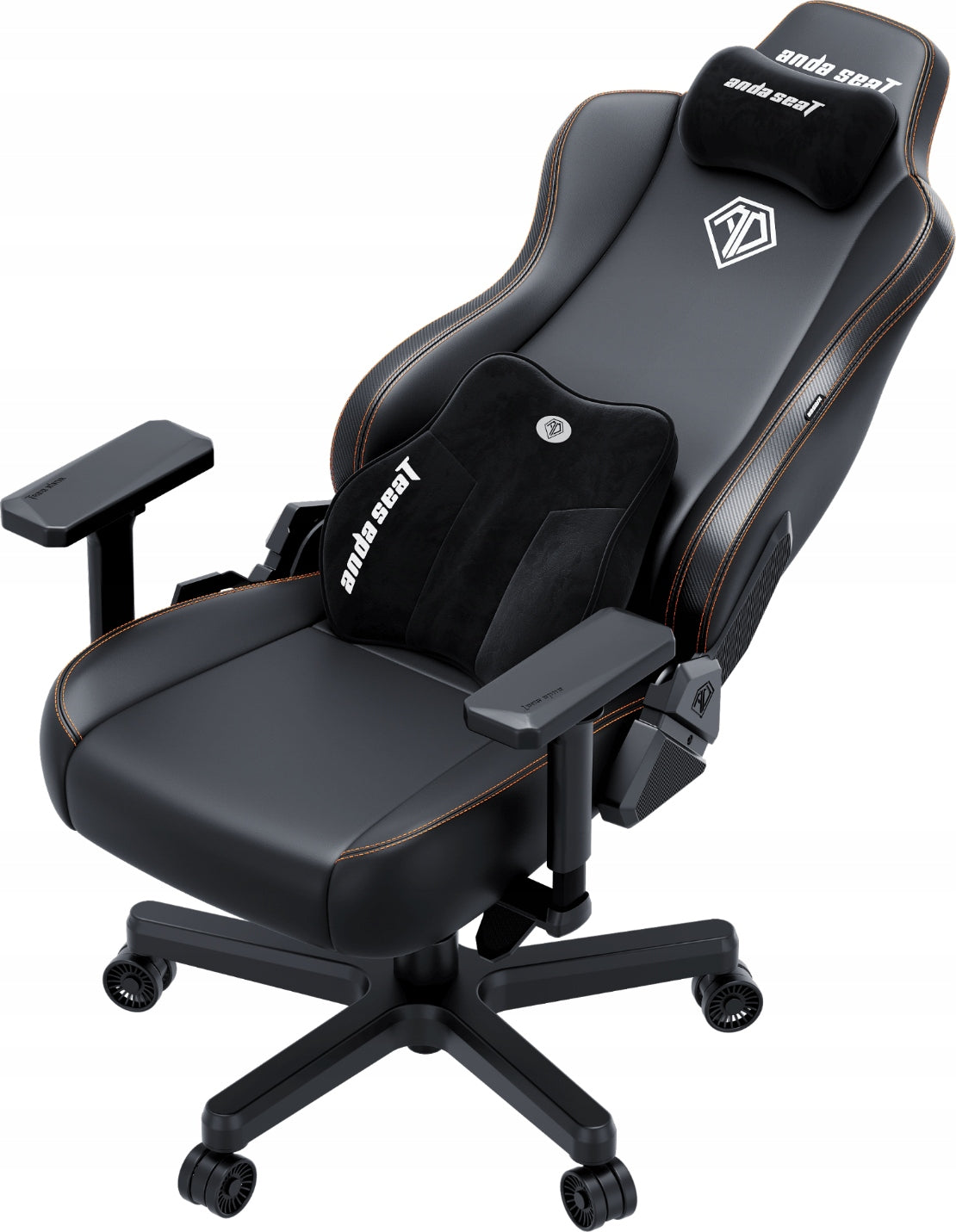 Leather gaming chair Anda Seat Kaiser 3E XL Black PVC Manufacturer code AD23YC-XL-08-B-PV/C-B01