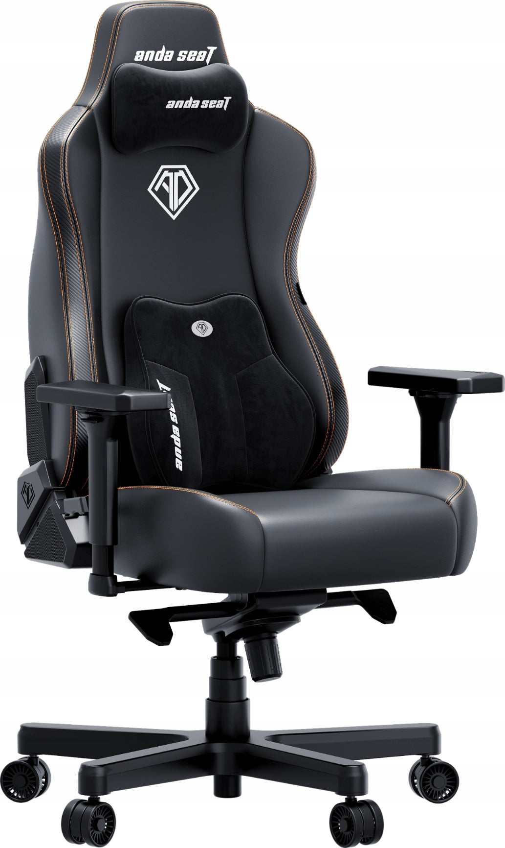 Leather gaming chair Anda Seat Kaiser 3E XL Black PVC Packaging status original