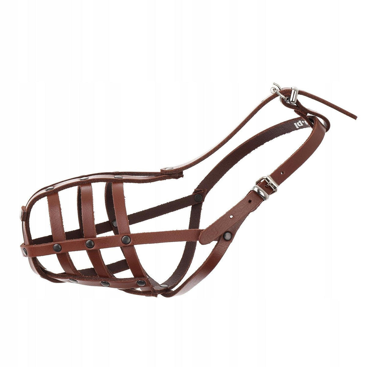 Leather muzzle Dino Riveted Spaniel Small No. 8