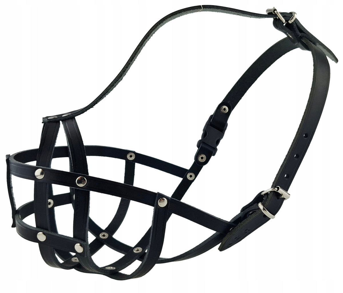 Leather muzzle for Dog Champion Chowchow CH2 36/4,5cm