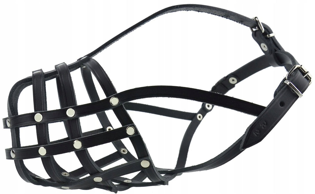 Leather muzzle for Dog Champion Rottweiler R0 34/8cm