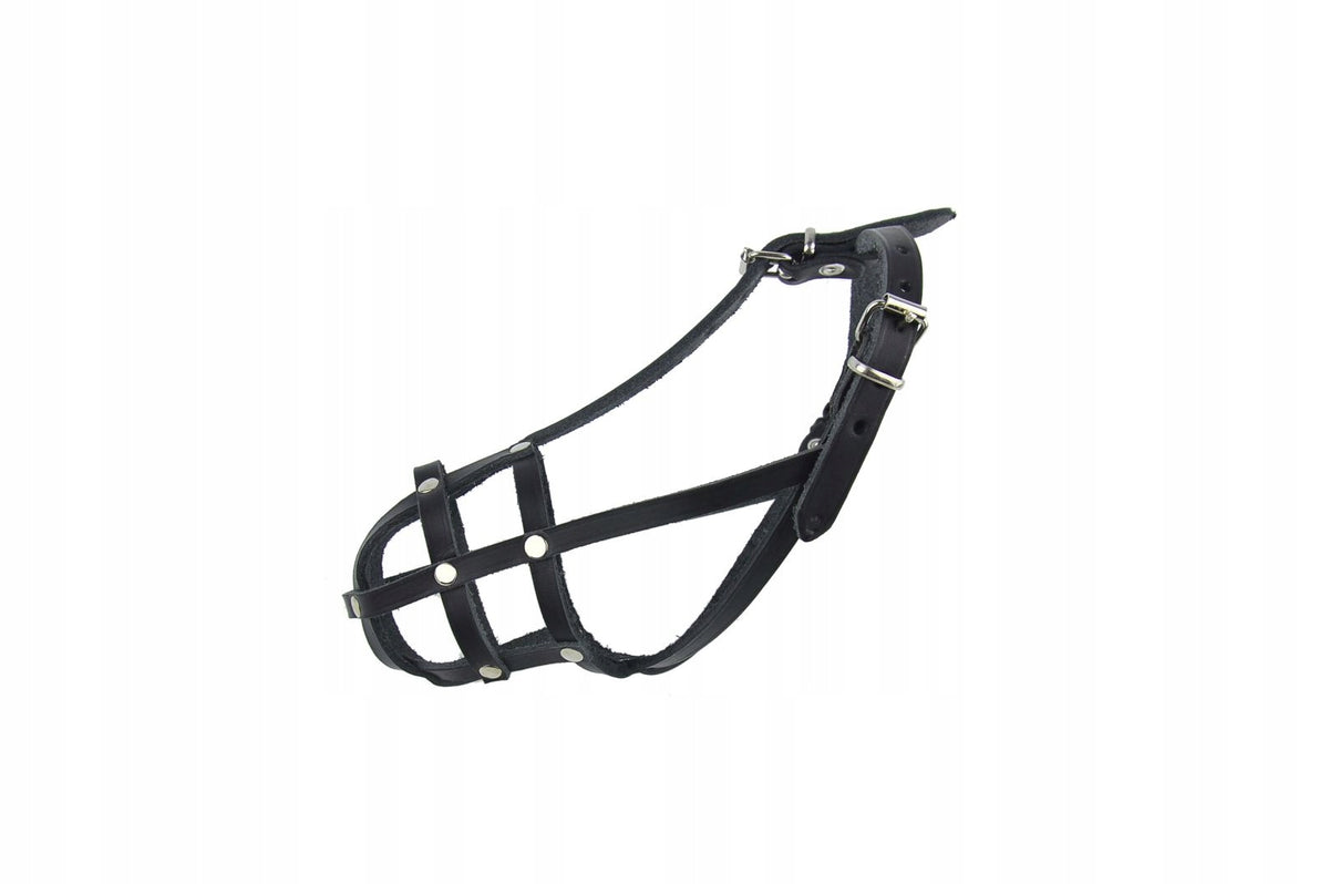 Leather muzzle for dog Champion RATLER sk2
