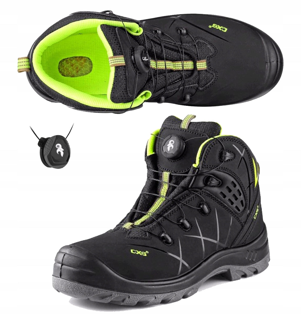 Leather shoes High BOA r. 44 CXS with protective toe cap Work boots Packaging status original