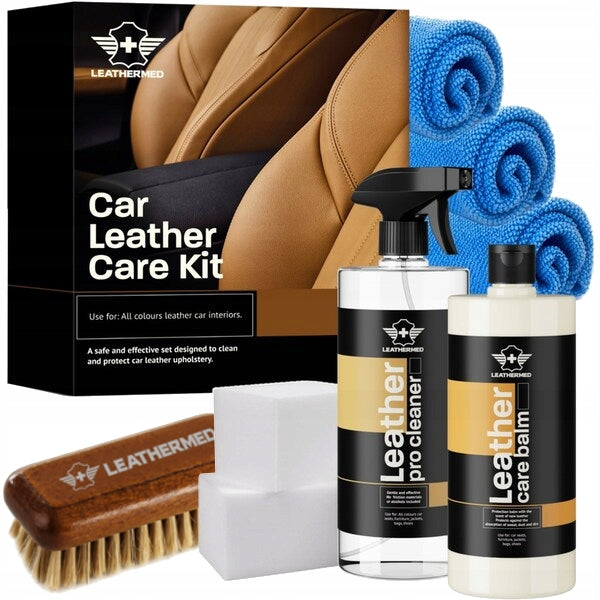 Leathermed Leather Upholstery Care Cleaning Kit 2x1L