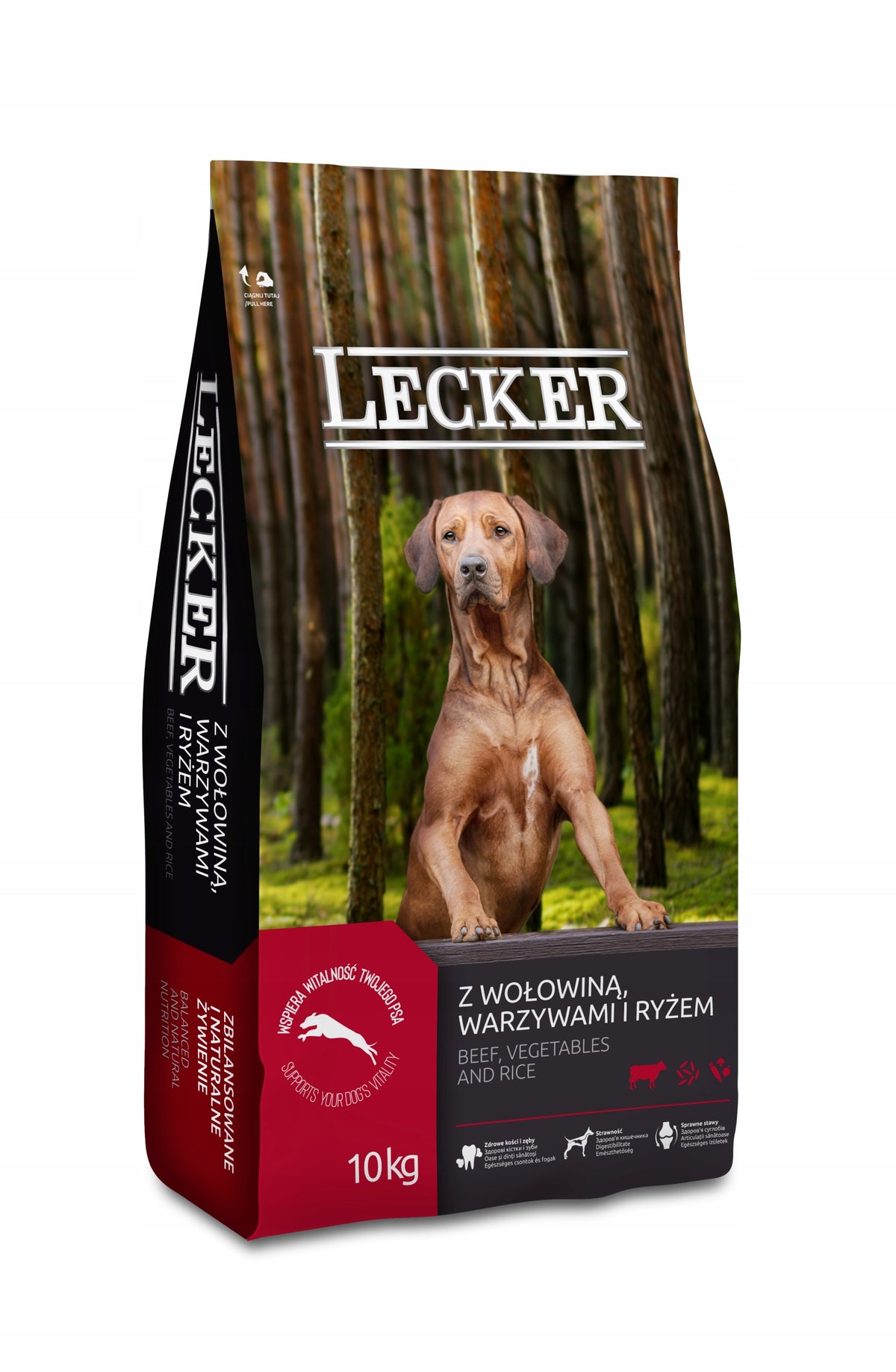 Lecker with beef and vegetables 10kg + FREEBIE Manufacturer code CP673