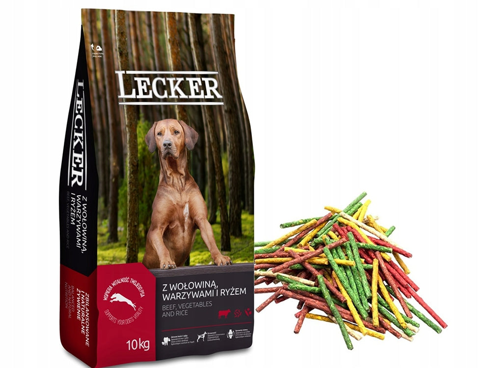 Lecker with beef and vegetables 10kg + FREEBIE