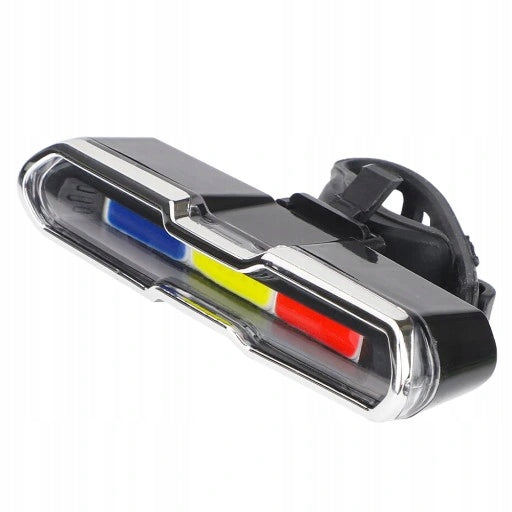 Led Light For Bike Scooters USB Strong Bicycle Light Color black