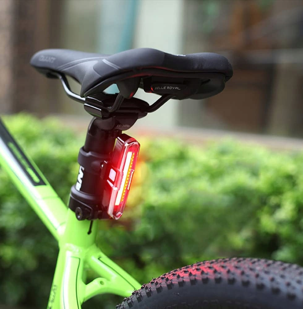 Led Light For Bike Scooters USB Strong Bicycle Light Kind rear-facing