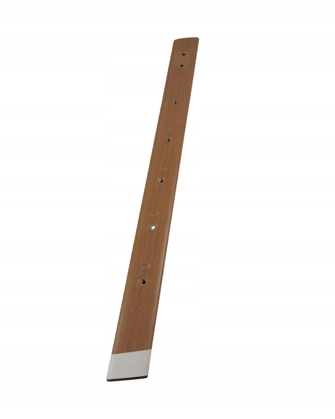 Left Front Wooden Leg for BabyGO Levels Feeding Chair Color shades of brown and beige