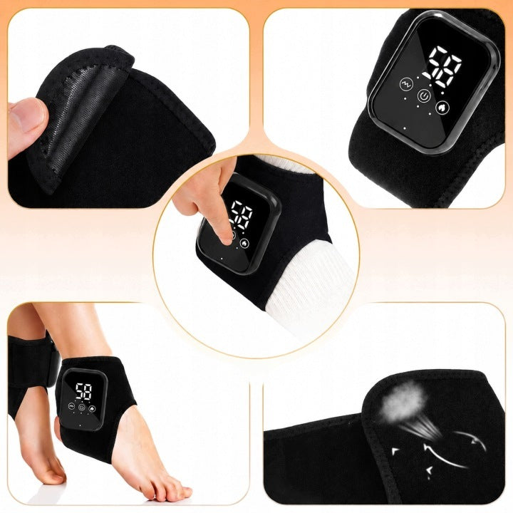 Leg and Cube Massager Wireless 2000mAh LED Heating Vibration Packaging status original