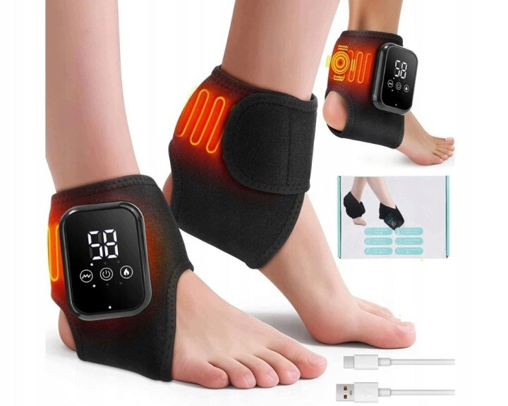 Leg and Cube Massager Wireless 2000mAh LED Heating Vibration