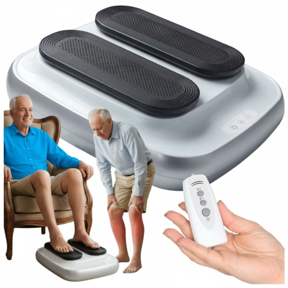 Leg trainer electric walking device in sitting position remote control Medical device no