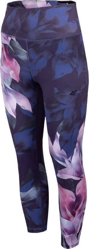 Tamprės moterims 4F Women's Yoga Leggings W H4L22SPDF01692A, mėlynos