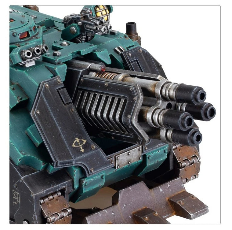 Fertigmodell Warhammer Horus Heresy Vindicator Belagerungspanzer 