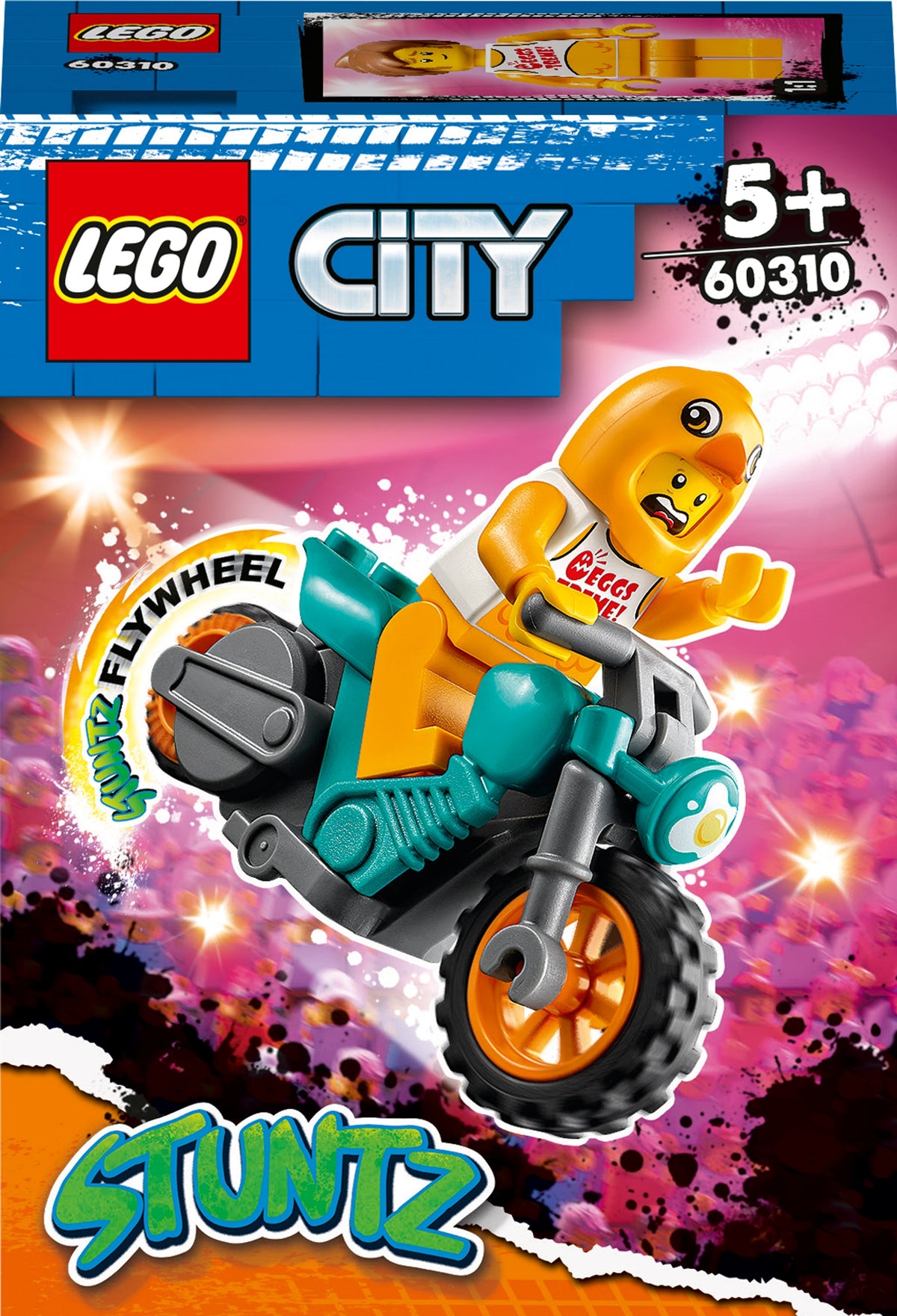 Lego Stunt motorcycle with chicken 60310 LEGO