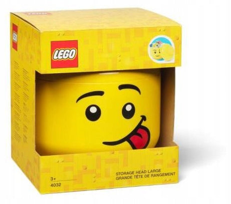 Lego container head large - silly boy