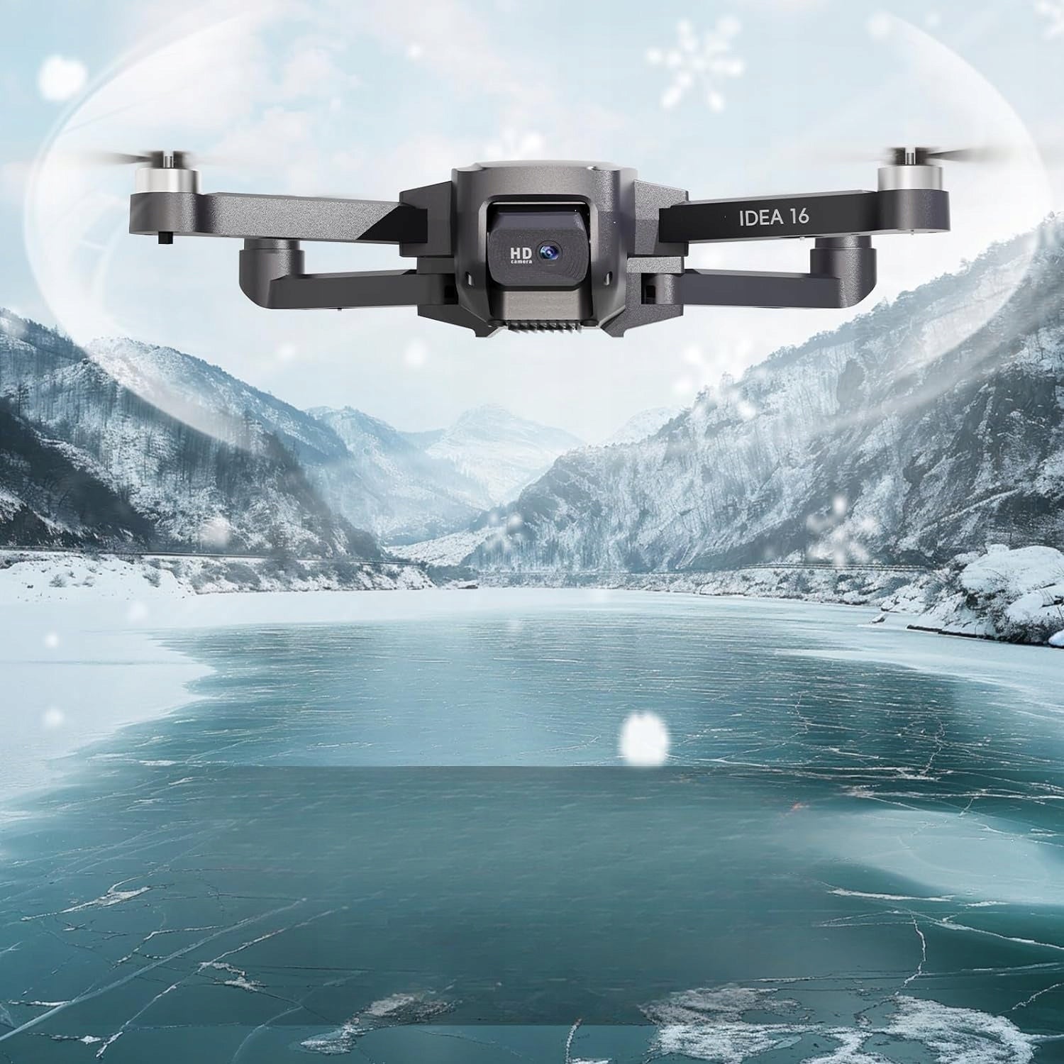 Leidea IDEA16 Drone with Brushless Motor and HD Camera Black Manufacturer code UNGB0C1BSJ281-1