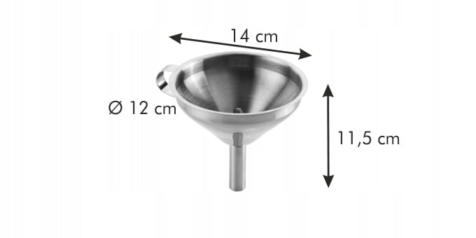 Tescoma Grand Chef piltuvas, 12 cm
