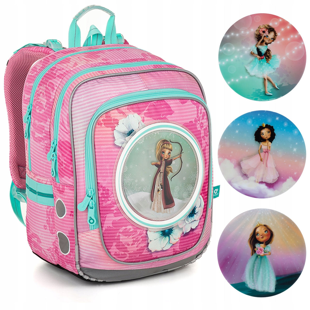 Schulrucksack Topgal, rosa 