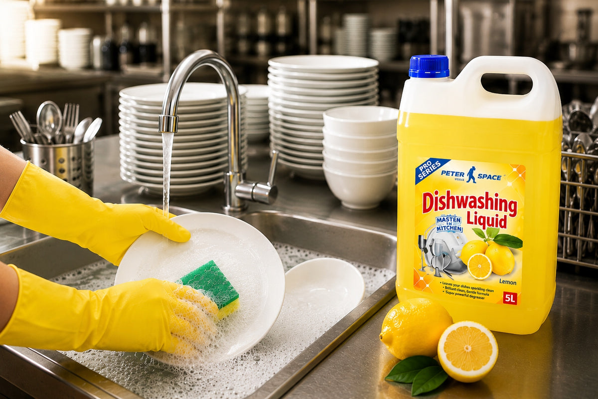 Lemon Dishwashing Liquid 15L Multipack Plus 10pcs Sponge Peter Space Packaging status original