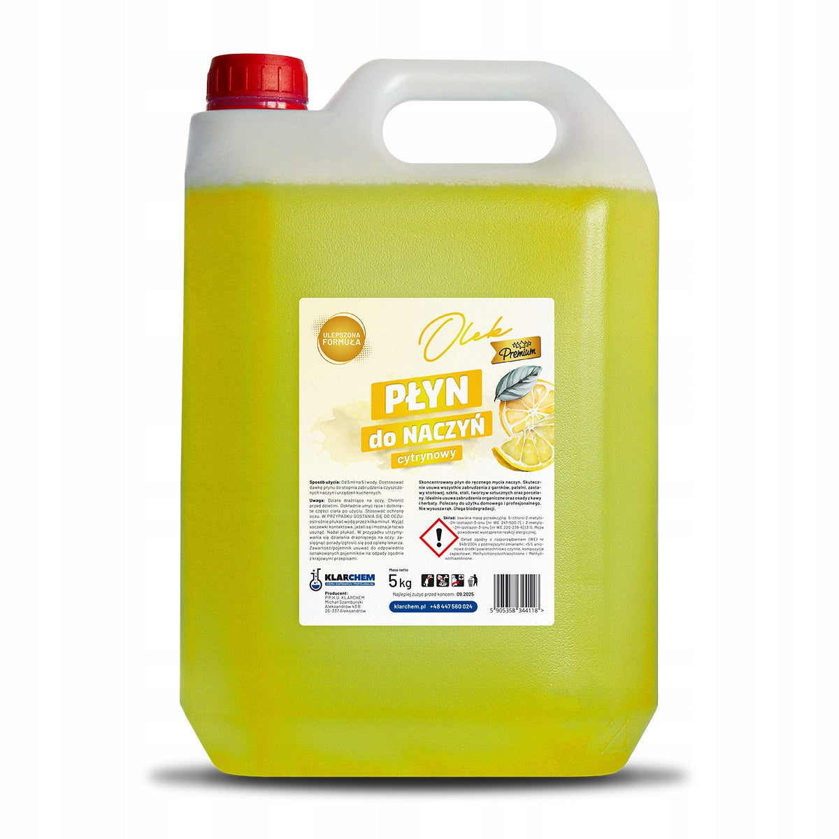 Lemon Dishwashing Liquid 5l Premium thick effective gentle on hands