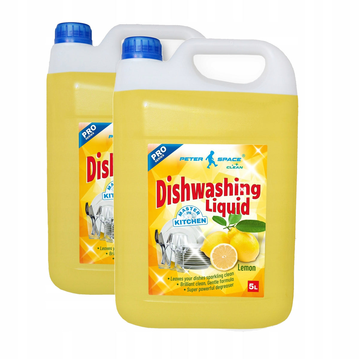 Lemon dishwashing liquid 10l very efficient Peter Space
