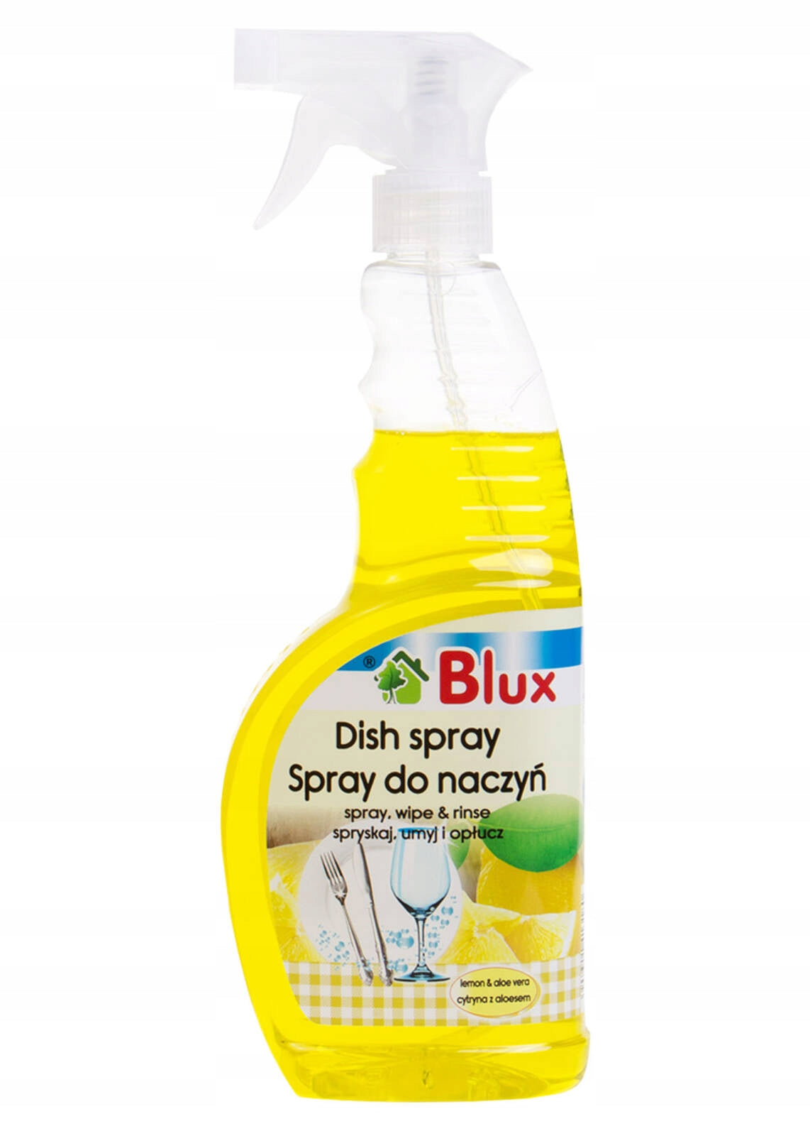 Lemon-scented dish spray 650 ml