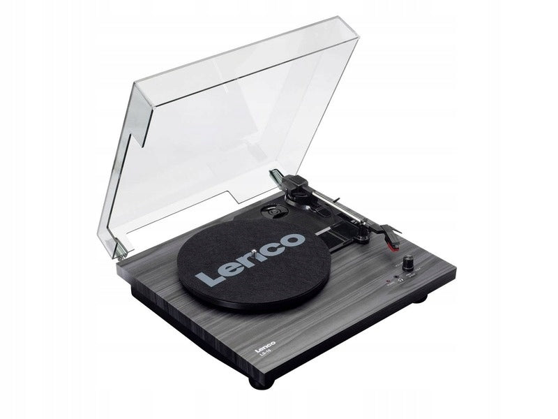 Lenco LS 10 Turntable with Built-in Speakers, Black Packaging status original