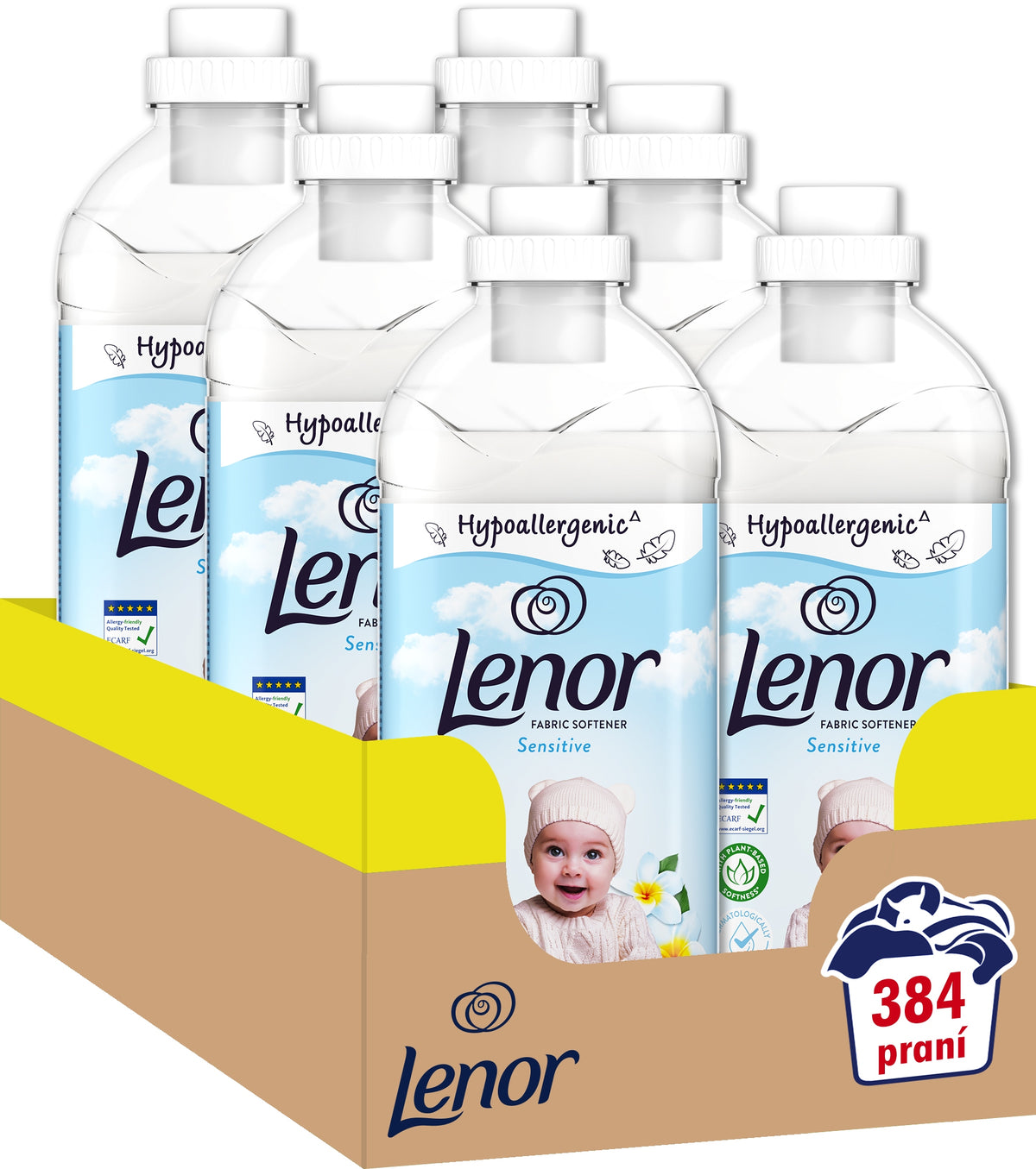 Lenor Fabric Softener Sensitive 384 WASH ANTI-ALLERGIC GENTLE