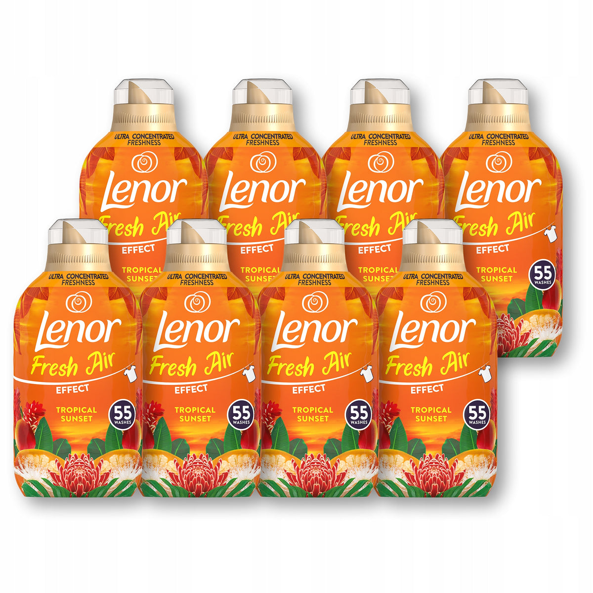 Lenor Fresh Air Effect Fabric Softener Tropical Sunset 8x770 ml