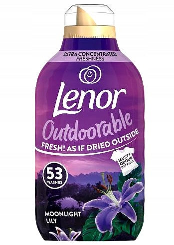 Lenor Monolight Lily Fabric Rinsing Liquid Ultra Concentrate 53 Washes UK