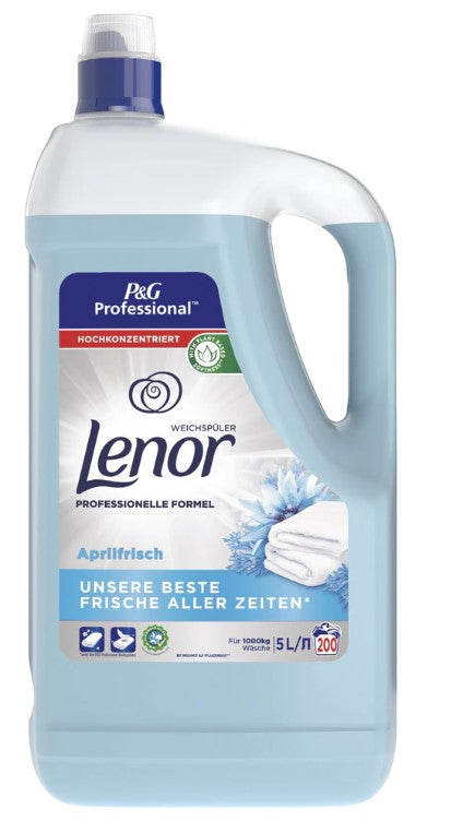 Lenor Professional Fabric Rinsing Liquid Aprilfrisch 5L (200 Washes)