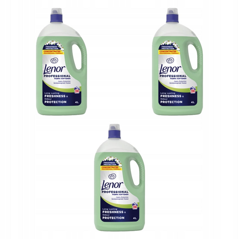 Lenor Professional Fresh Protection Fabric Softener 4L X3
