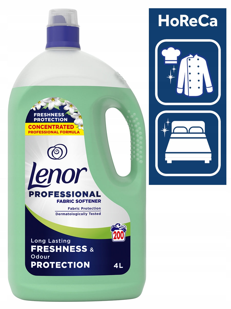 Lenor Professional Freshness Protection 4L Fabric Softener 200 Washes Packaging status original