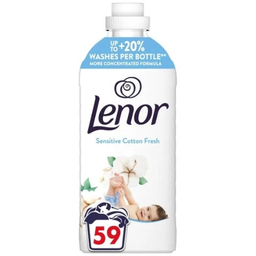Lenor Sensitive Gentle Hypoallergenic White Rinse Liquid 59 Washes