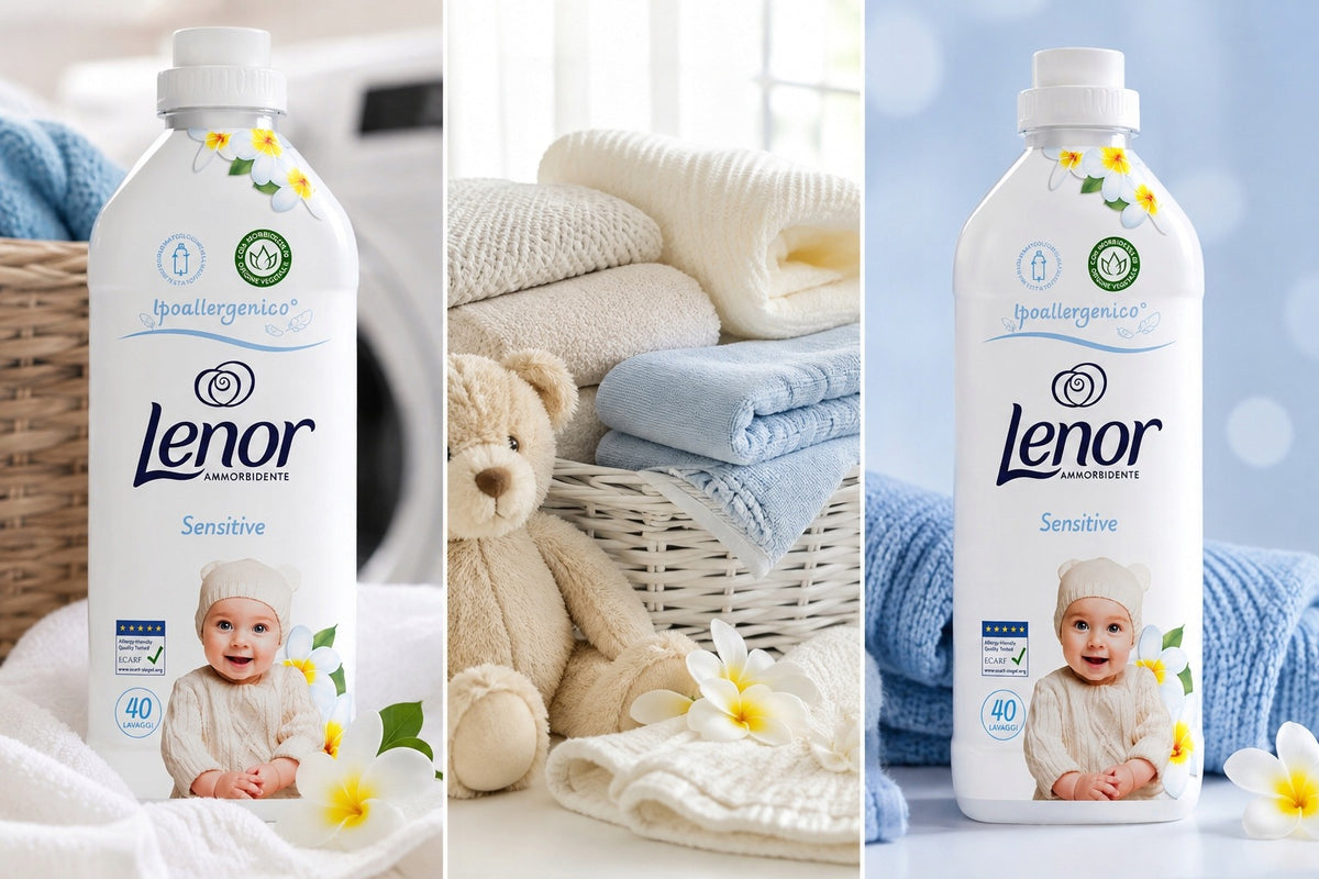 Lenor Sensitive Hypoallergenic Fabric Rinse Concentrate 840ml 40p Packaging status original