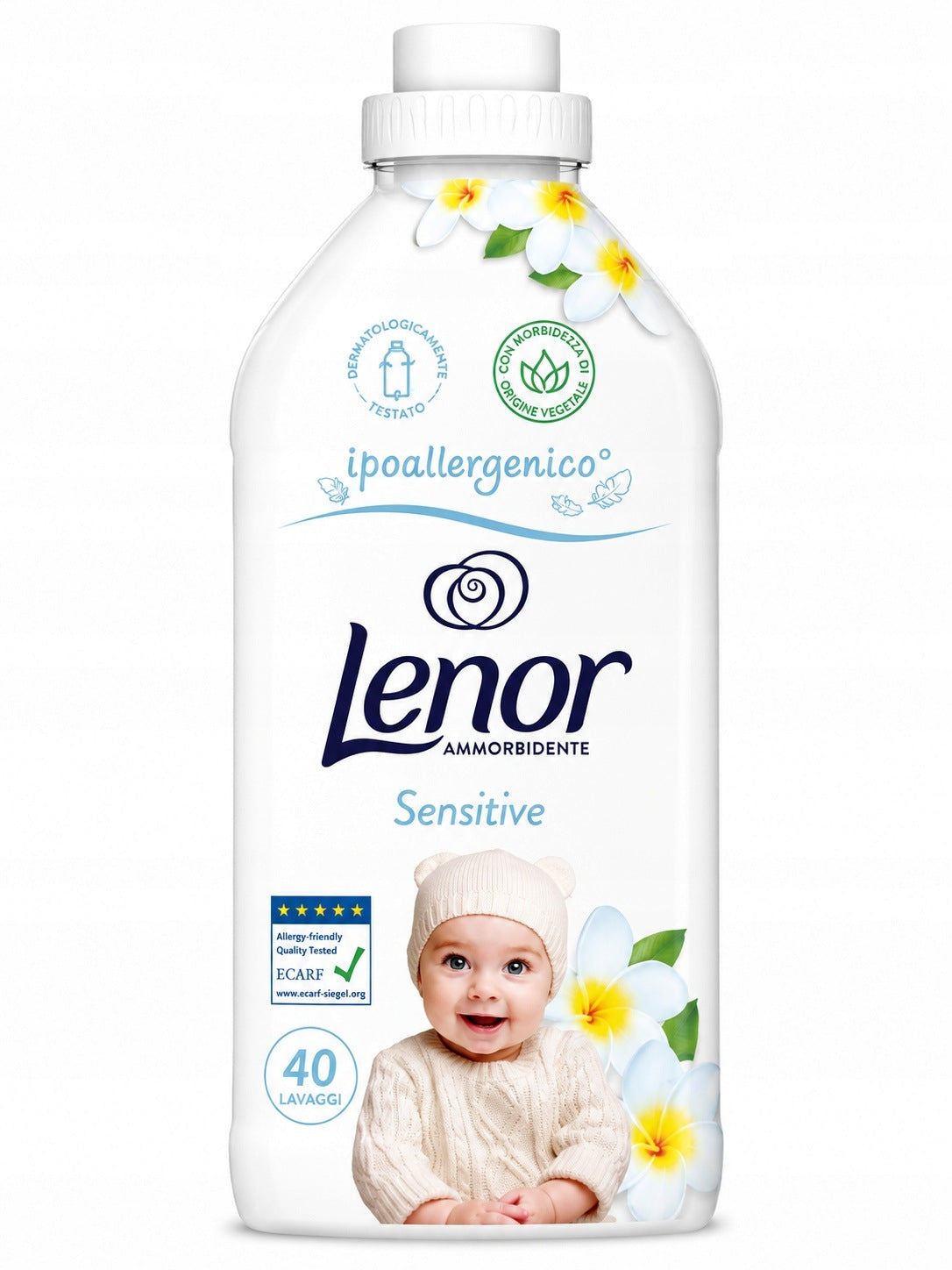 Lenor Sensitive Hypoallergenic Fabric Rinse Concentrate 840ml 40p