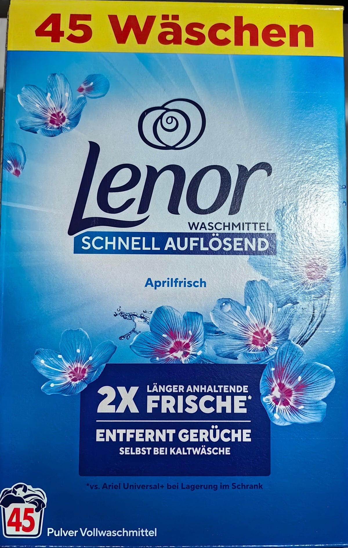 Lenor Universal Washing Powder Aprilfrisch 2,475kg