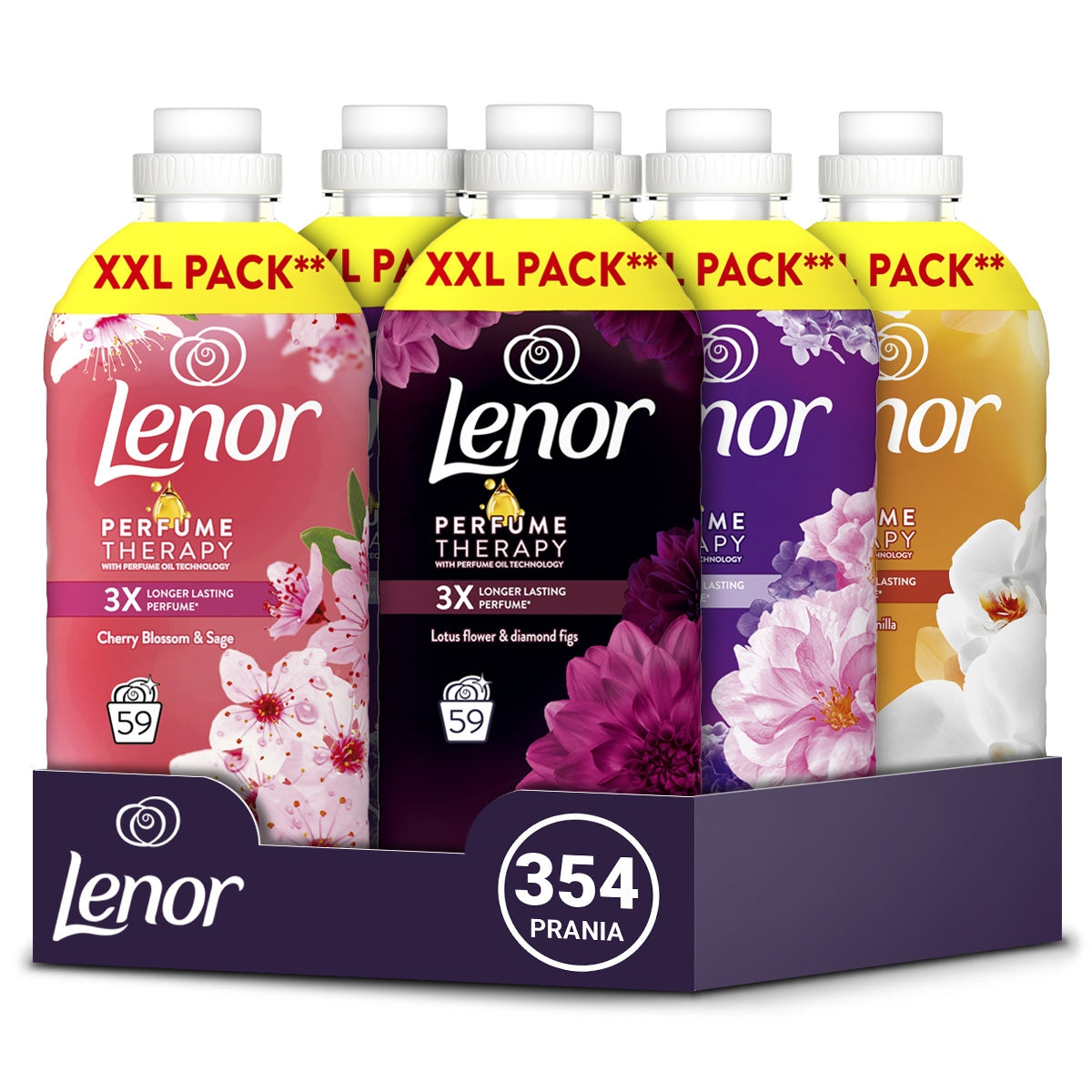 Lenor fabric softener 6x59 washes Mix