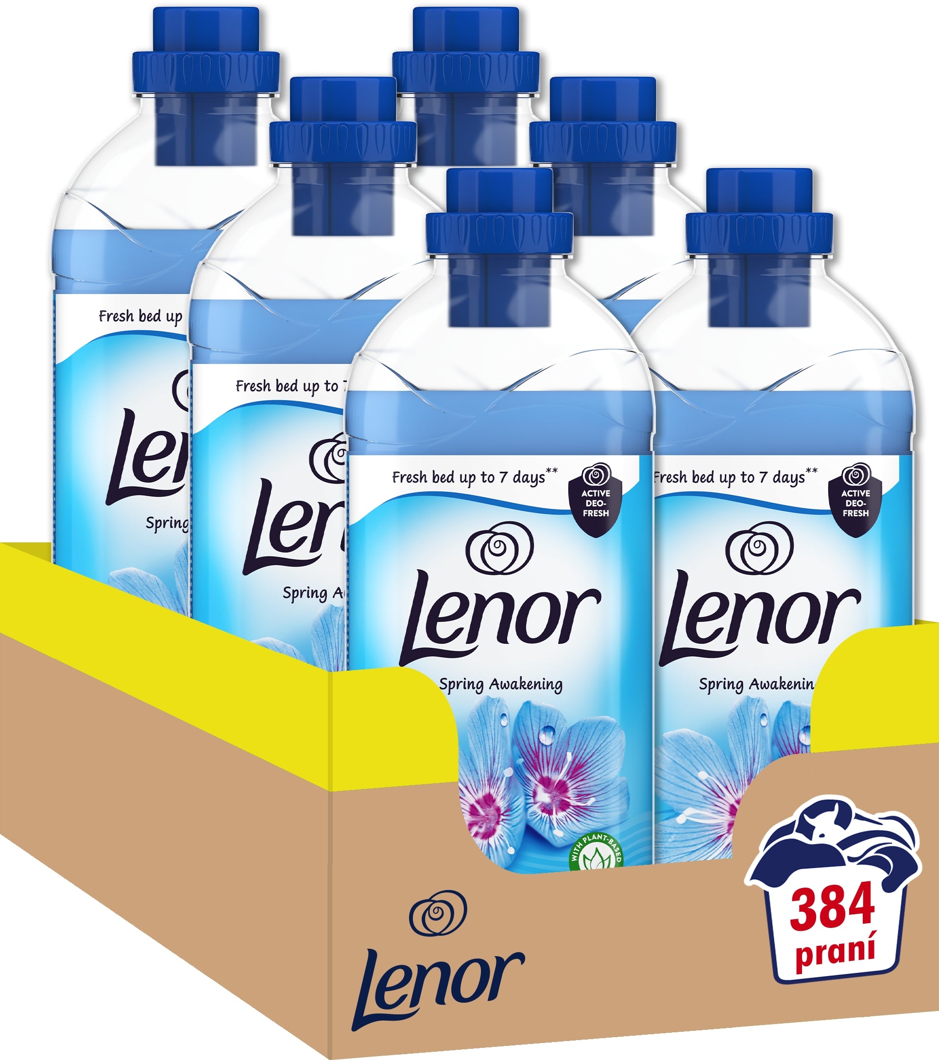 Lenor Weichspüler Frühlingserwachen, 6 Stk. x 1,6 l 